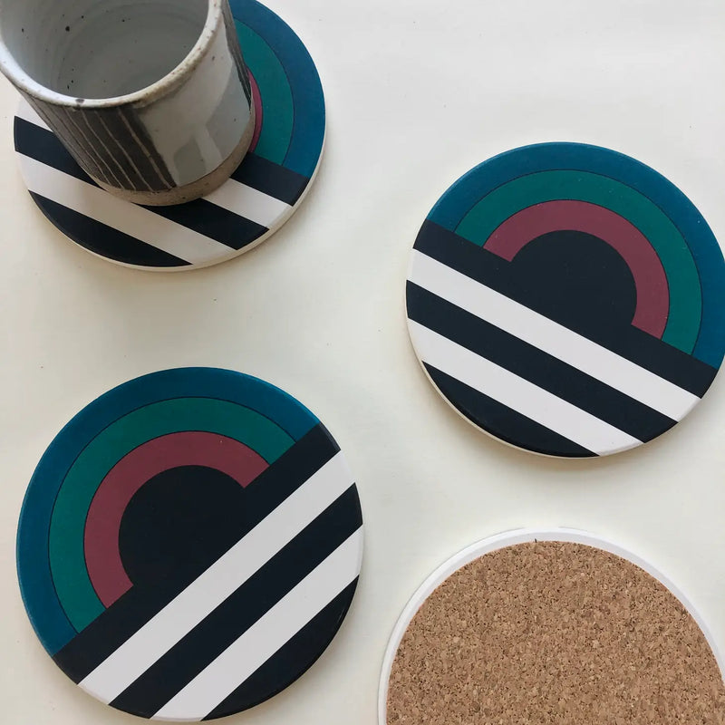 Element Ceramic Coaster Set