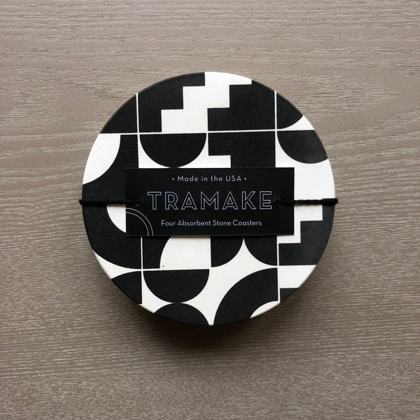 Shapes Ceramic Coaster Set