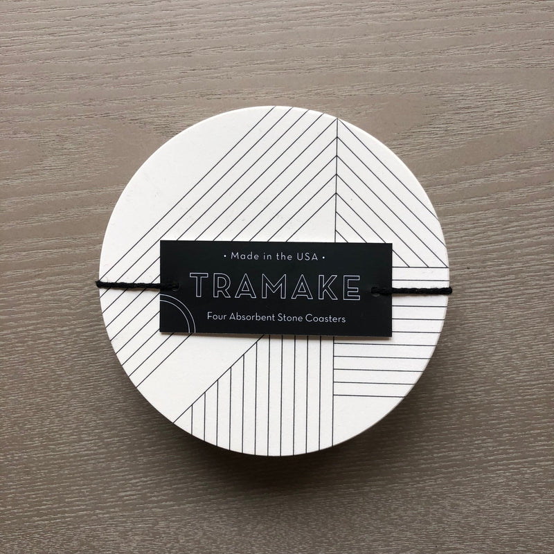 Deco Ceramic Coaster Set