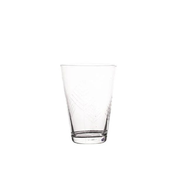 Etched Water Glasses, Set of 6